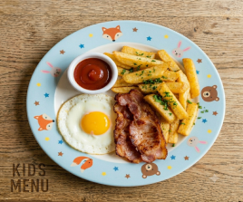 Egg, Bacon & Chips