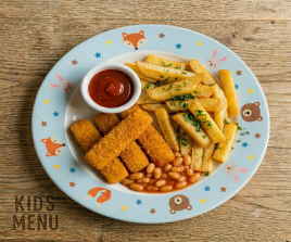 Fish Finger & Chips & Beans