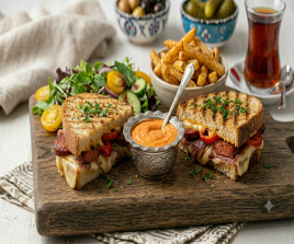 Turkish Panini with Special Sauce