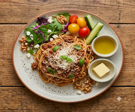 Spaghetti Bolognese with Cheese