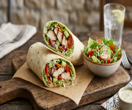 Grilled Chicken Salad Wrap